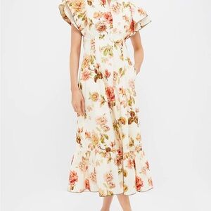 Tuckernuck romantic floral alicia Midi Dress